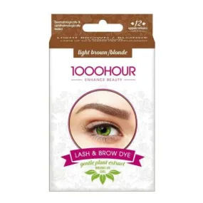 1000 Hour Plant Based Lash and Brow Dye – Light Brown