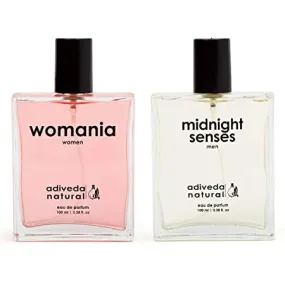 Adiveda Natural Womania & Midnight Senses For Men & Women Eau de Parfum - 200 ml
