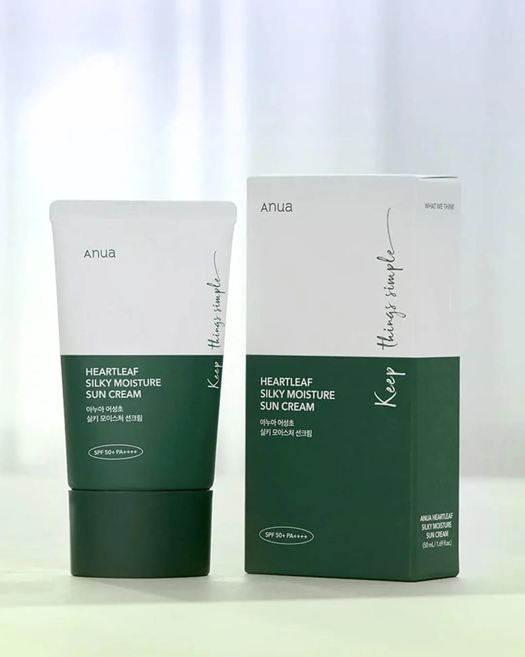 Anua Heartleaf Silky Moisture Sunscreen