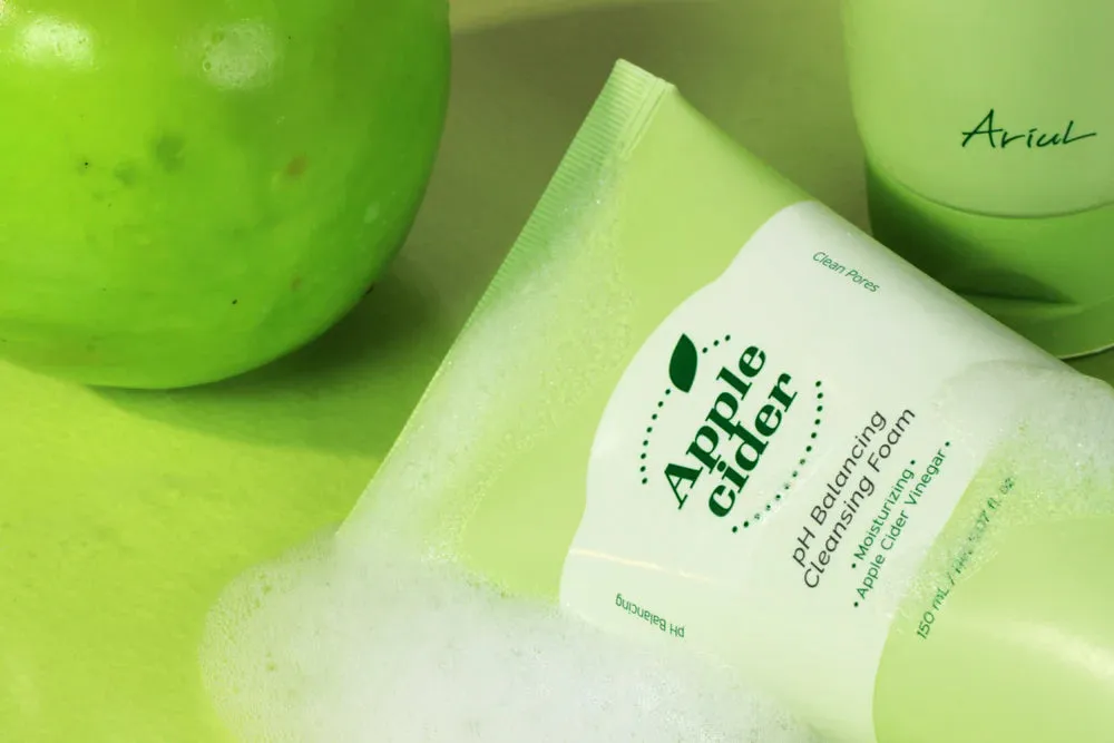 Apple Cider Cleansing Oil 200ml   Cleansing Foam 50ml