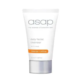 asap daily facial cleanser 50ml travel size