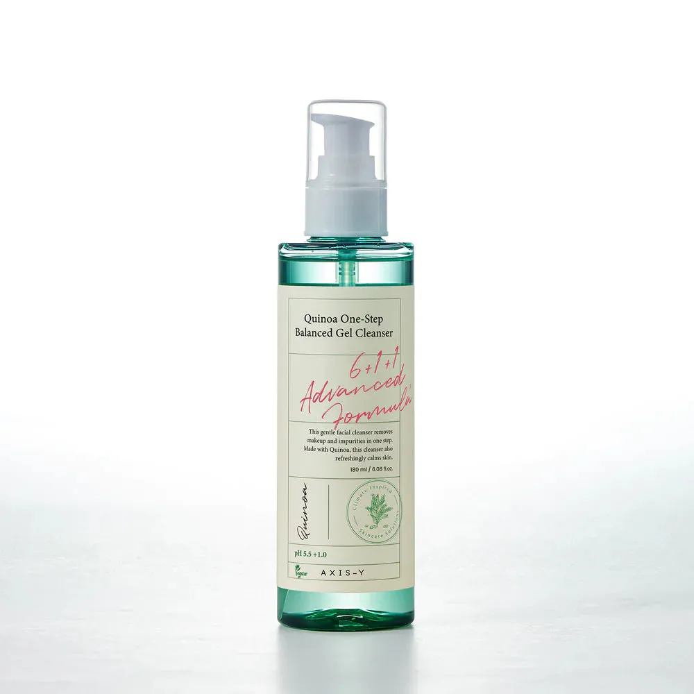 AXIS Y Quinoa One Step Balanced Gel Cleanser غسول البشرة لازالة المكياج والتنظيف اليومي من اكسز واي