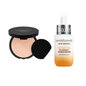 BAREPRO® 24HR Powder Foundation & Pure Glow Serum Set