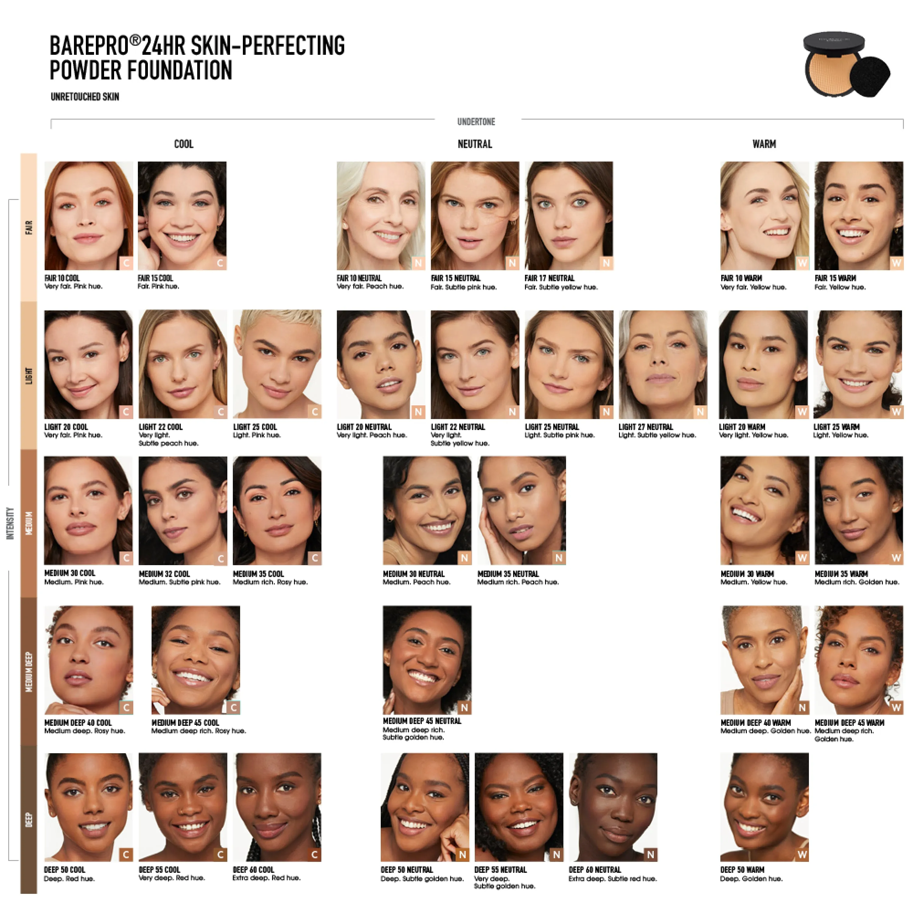 BAREPRO® 24HR Powder Foundation & Pure Glow Serum Set