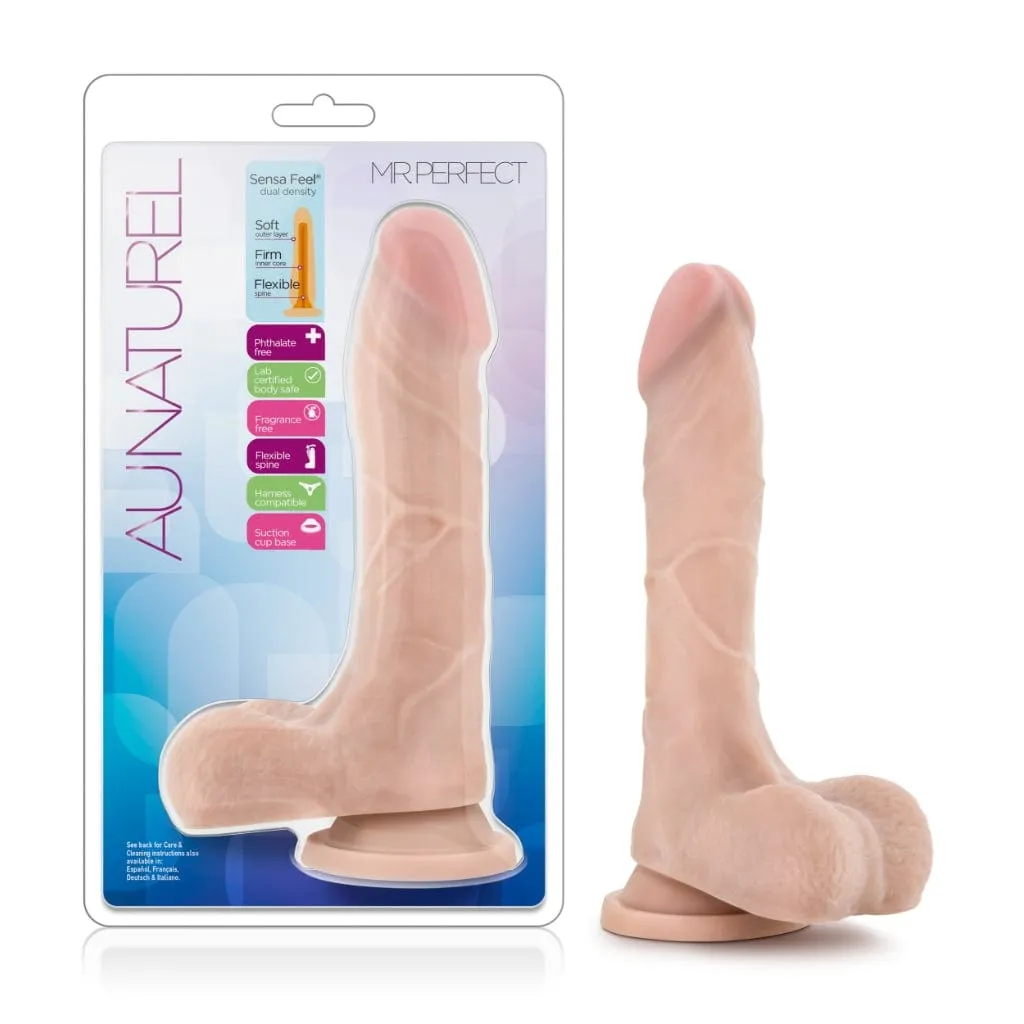 Blush Au Naturel Mister Perfect 8.5" Dildo Beige