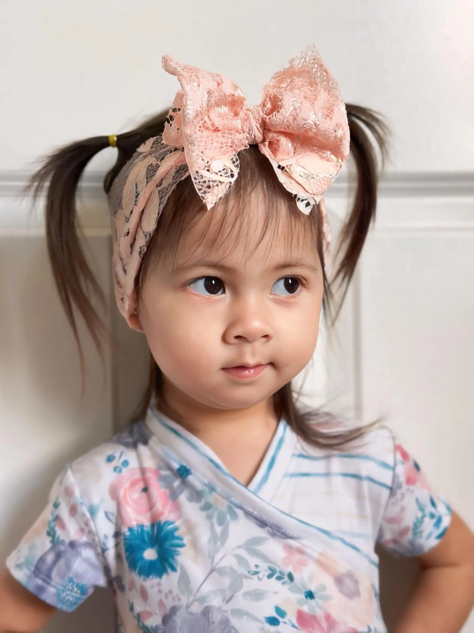Blush Lace Headwrap