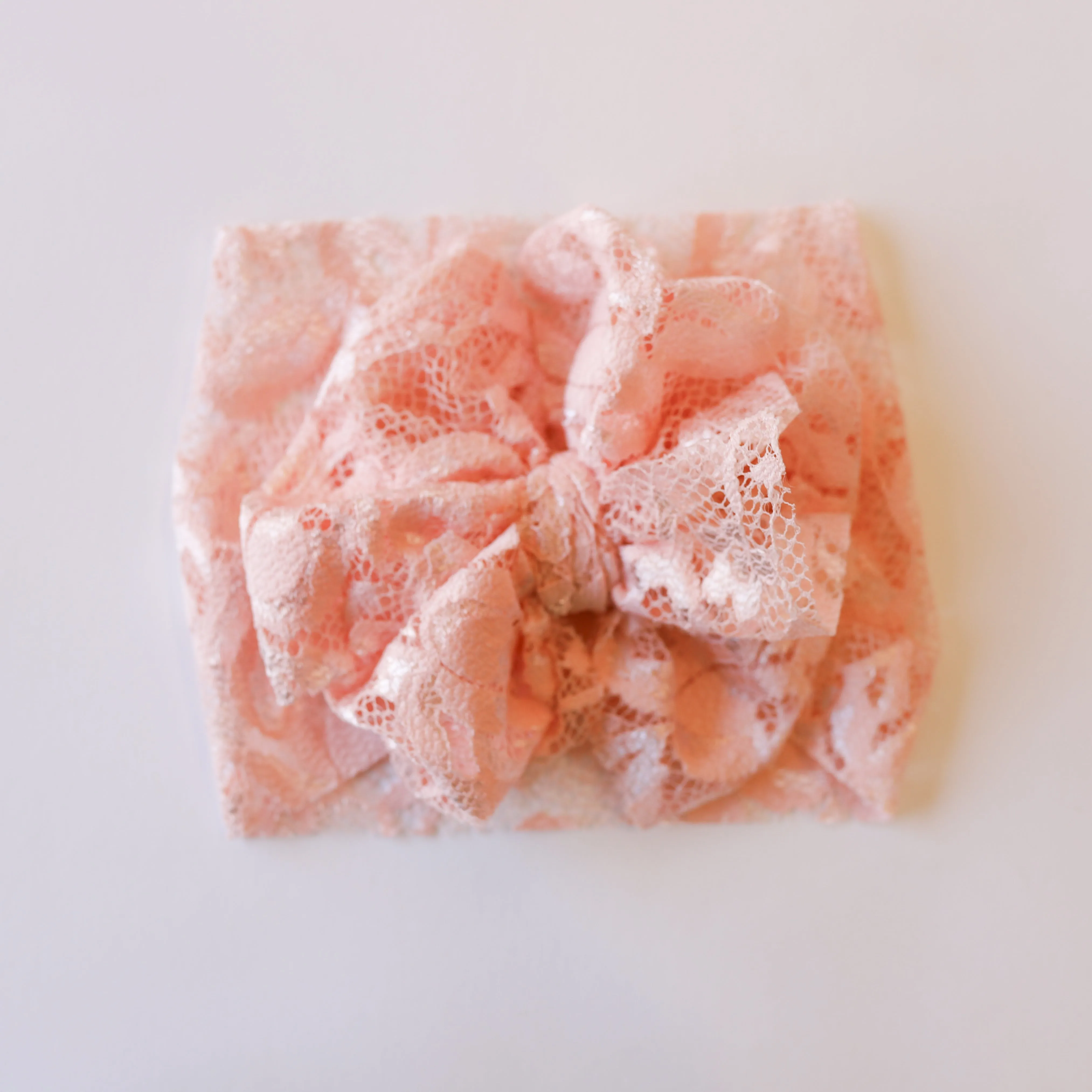 Blush Lace Headwrap