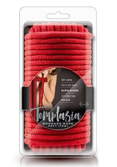 Blush Temptasia Red Bondage Rope 32 Feet