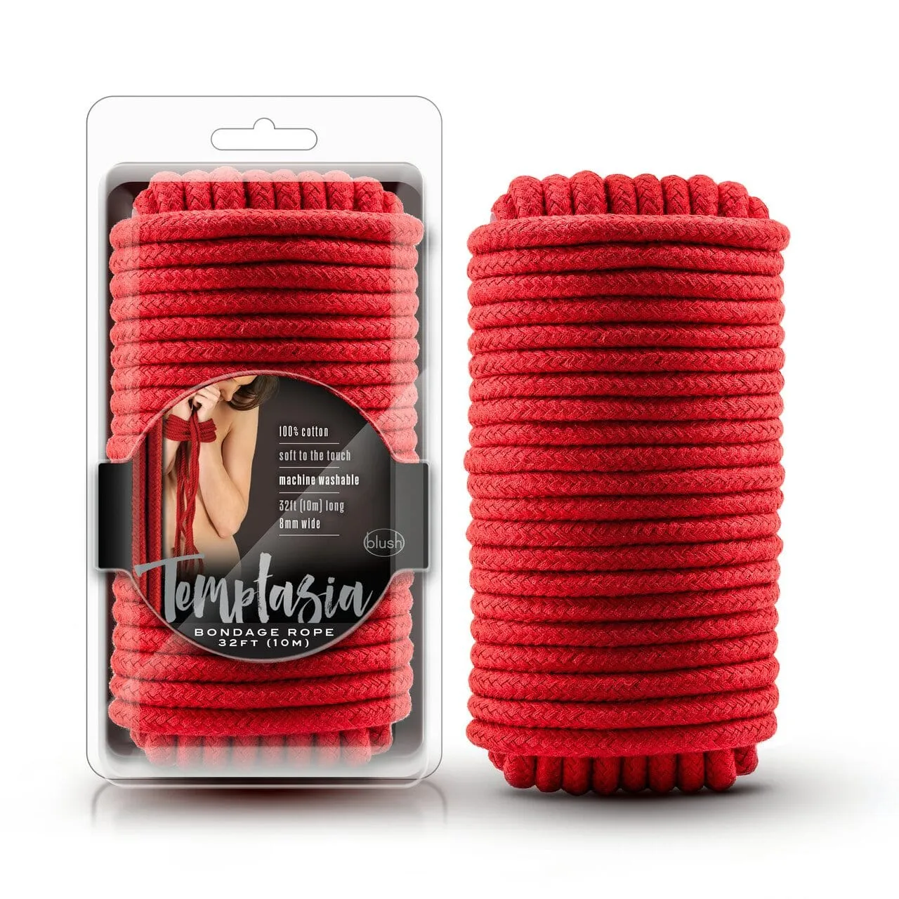 Blush Temptasia Red Bondage Rope 32 Feet