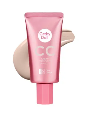 Cathy Doll Speed White SPF 50 PA    CC Cream 50ml #1 Light Beige (Thai)