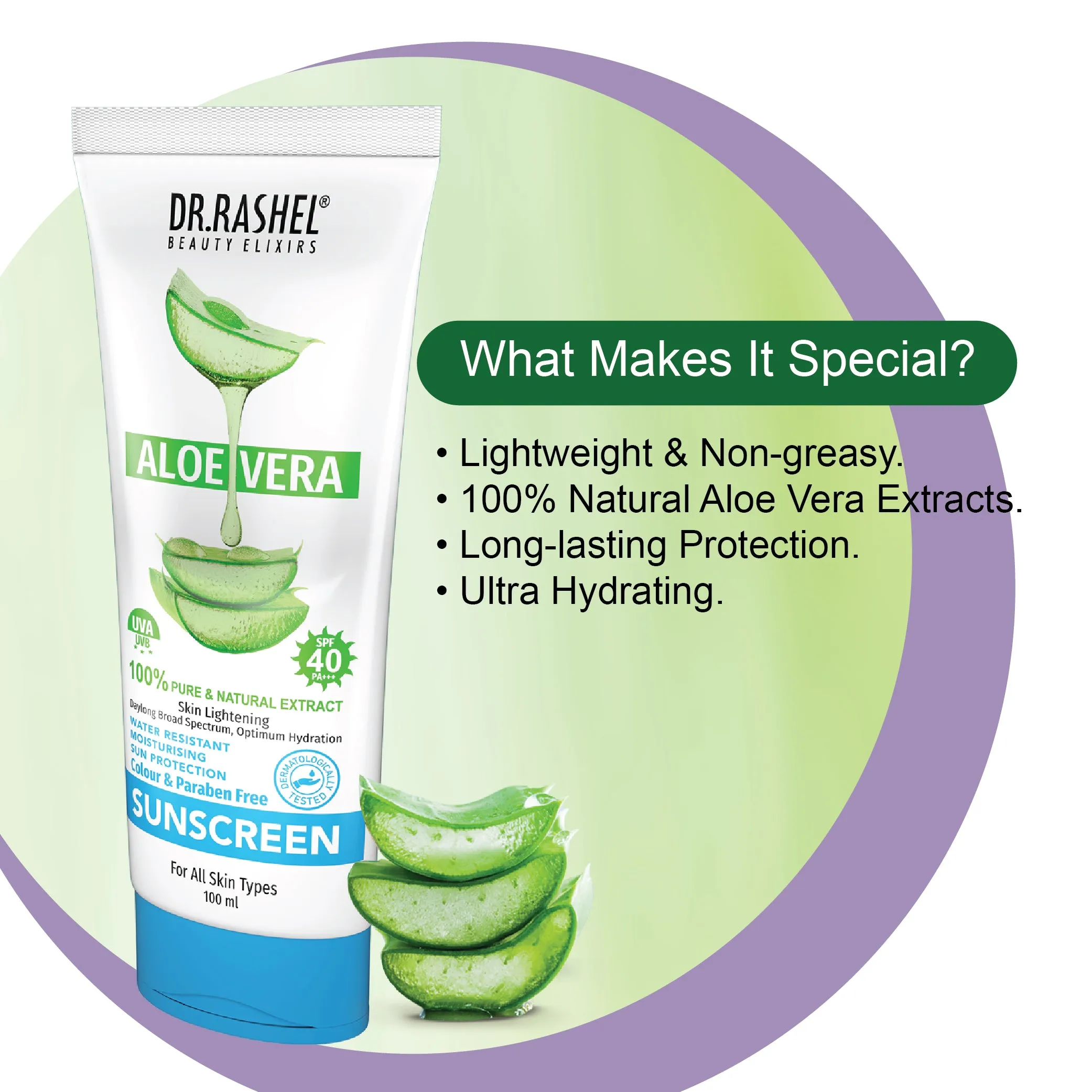 Dr.Rashel Aloe Vera Sunscreen Spf 60.