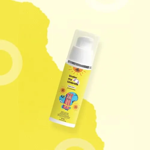Elitty Under My Umbrella Gel Sunscreen for Women with SPF 50, P     | No White Cast, Non Sticky Suncreen 30 gm, Transparent & Lightweight, Water & Sweat Resistant