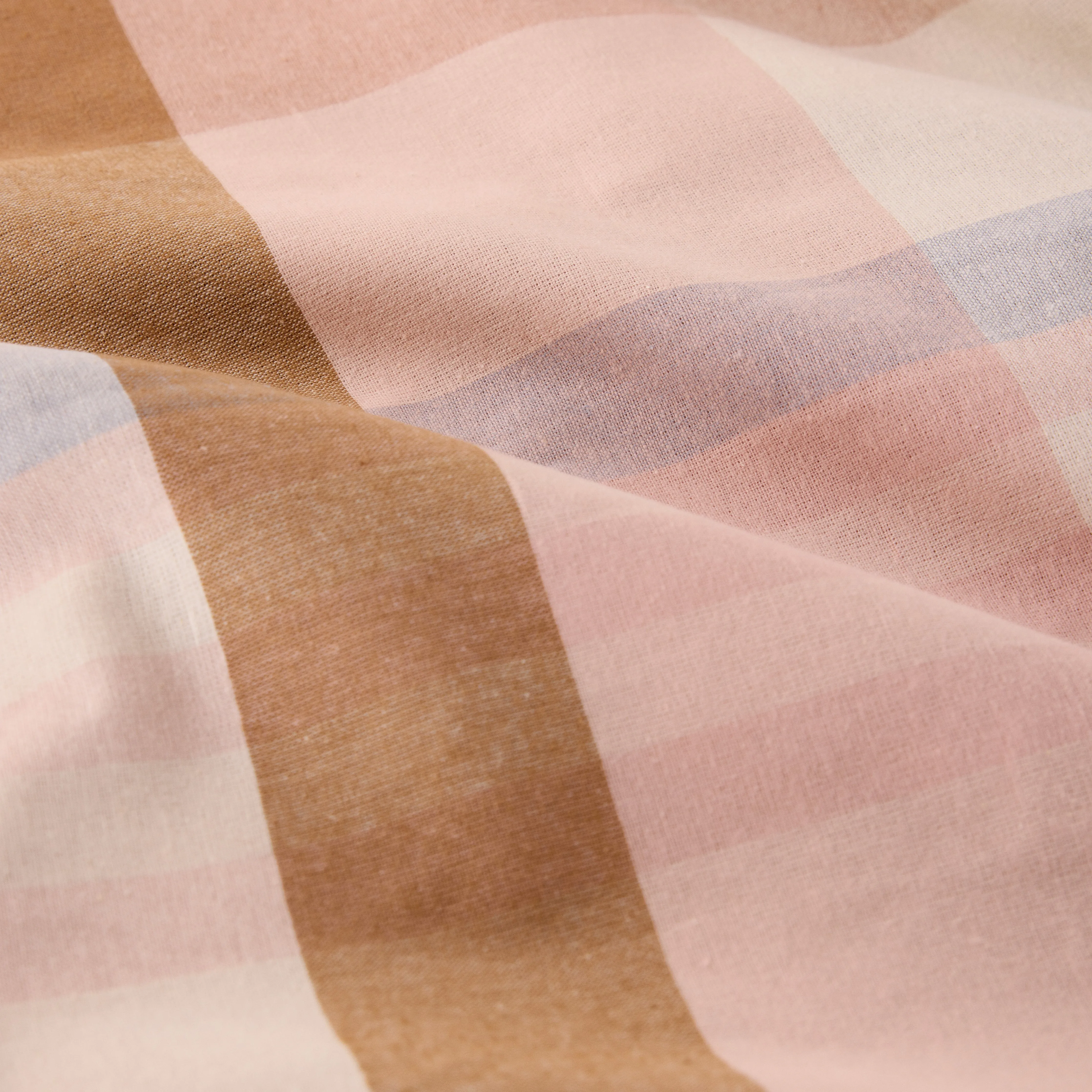 Frankie Flannelette - Marley Gingham Kids Flat Sheet