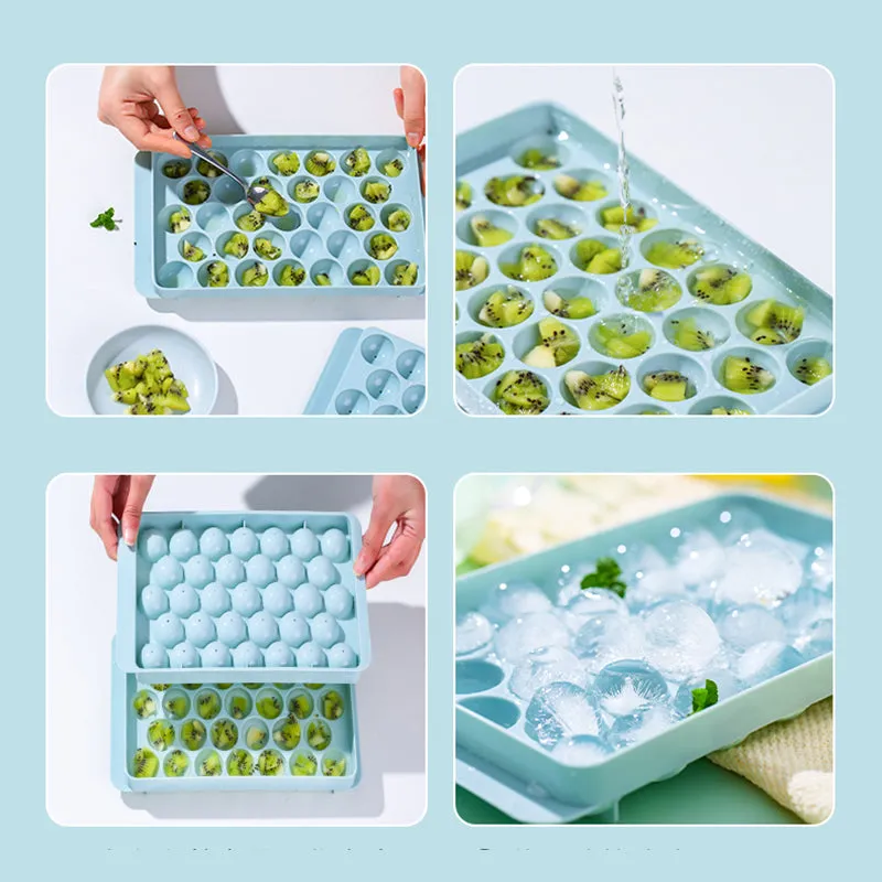Ice Tray 3D Round Ice Molds Home Bar Party