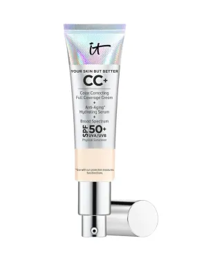 It CC  Color Correcting Full Coverage Cream   Hydrating And Anti Aging Concealer Spf/fps 50 # Fair Ivory 32ml