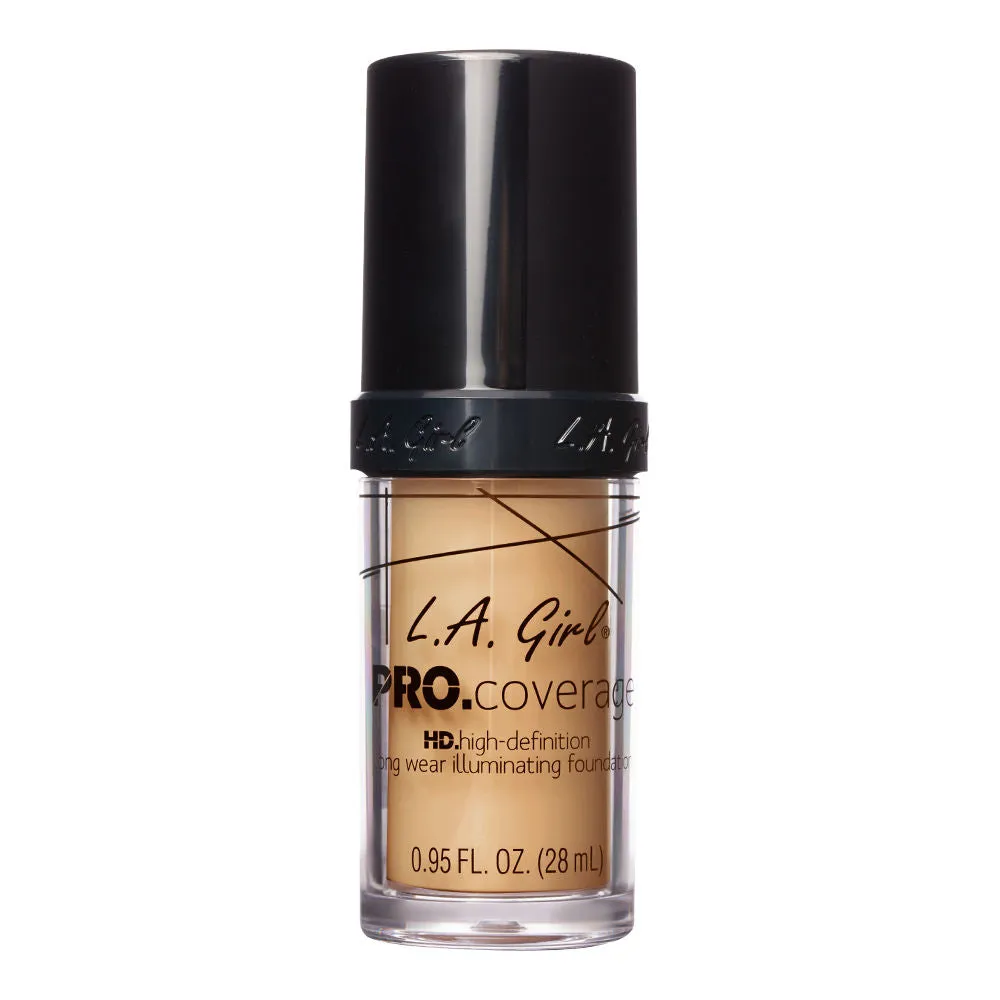 L.A. GIRL - Pro Coverage Illuminating Foundation Warm Beige - 0.95 fl. oz. (28 ml)