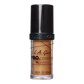 L.A. GIRL - Pro Coverage Illuminating Foundation Warm Caramel - 0.95 fl. oz. (28 ml)
