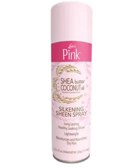 Lusters Products Pink Shea Butter Coconut Oil Silkening Sheen Spray