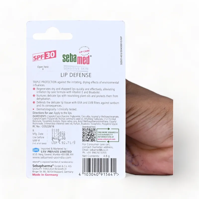 Sebamed Lip Defense Balm with SPF 30