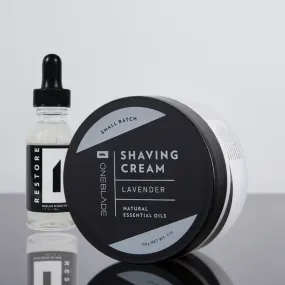 Shaving Cream and RESTORE Serum Set