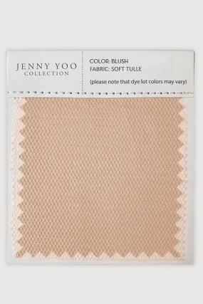 Soft Tulle Swatch Cards - Soft Blush
