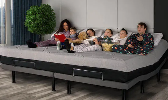 The Family Bed Hybrid 10 Foot Gel Memory Foam Mattress