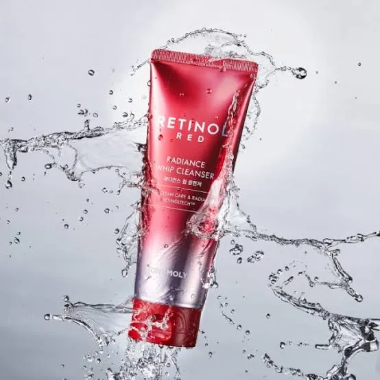 TONYMOLY Red Retinol Radiance Whip Cleanser غسول كريمي للوجه بالريتنول