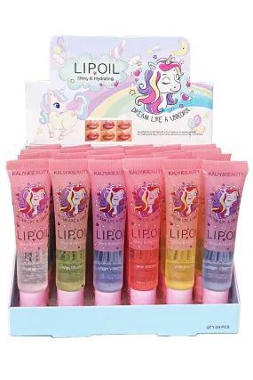 Unicorn Liquid Oil Tint Lip Gloss Squeeze Tube
